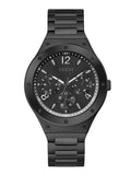 Guess Scope Multifunction Black Dial Black Steel Strap Watch for Men - GW0454G3 Buy Now By Guess
