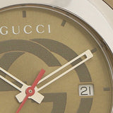 Gucci Sync XXL Quartz Brown Dial Brown Leather Strap Watch For Men - YA137106 Buy Now By Gucci
