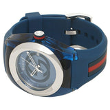 Gucci Sync XXL Quartz Blue Dial Blue Rubber Strap Watch For Men - YA137104 Buy Now By Gucci