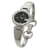 Gucci Guccisima Quartz Black Dial Silver Steel Strap Watch For Women - YA134501 Buy Now By Gucci
