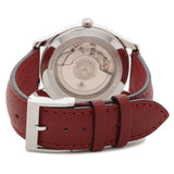 Gucci G Timeless Automatic Silver Dial Red Leather Strap Watch For Men - YA126346 Buy Now By Gucci