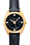 Gucci GG2570 Quartz Black Dial Black Leather Strap Watch For Women - YA142509 Buy Now By Gucci