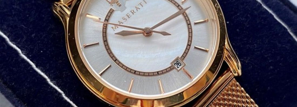 Maserati Epoca Mother of Pearl Dial Rose Gold Mesh Strap Watch For Women - R8853118506 Buy Now By Maserati