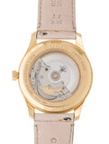 Gucci G Timeless Skeleton 16K Gold Mother of Pearl Dial Pink Leather Strap Watch For Women - YA1264110 Buy Now By Gucci