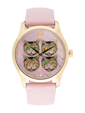 Gucci G Timeless Quartz Mother of Pearl Dial Pink Leather Strap Watch For Women - YA1264132 Buy Now By Gucci