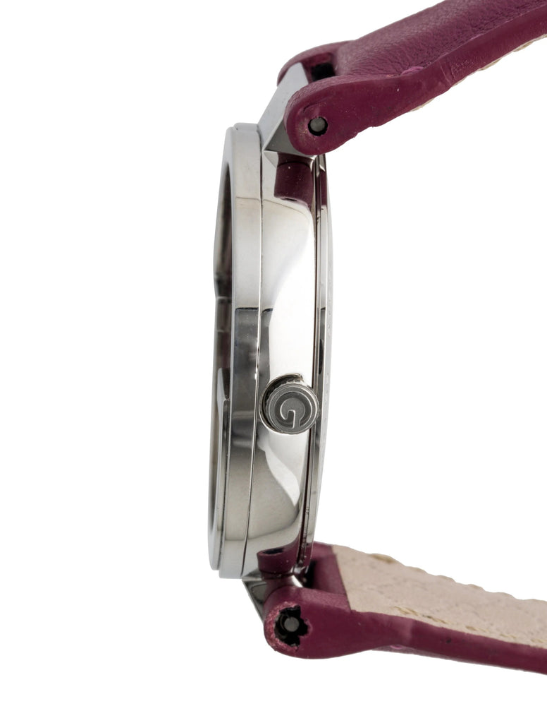 Gucci Interlocking G Quartz Pink Dial Pink Leather Strap Watch For Women - YA133321 Buy Now By Gucci