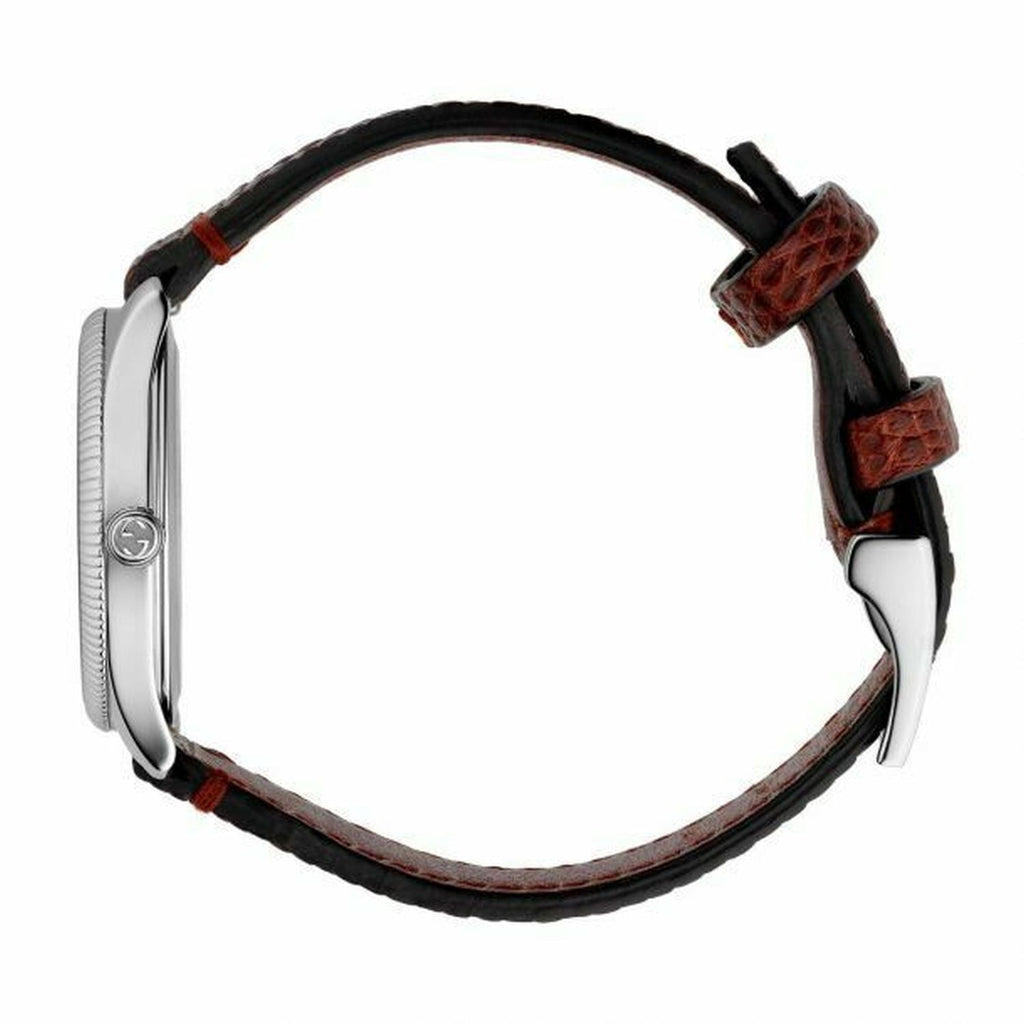 Gucci G Timeless Quartz Diamonds Pink Dial Red Leather Strap Watch For Women - YA1265017 Buy Now By Gucci