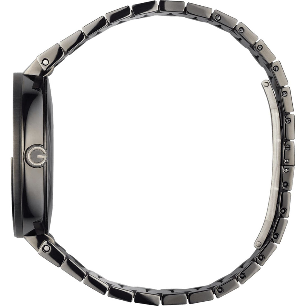 Gucci G Interlocking Quartz Grey Dial Grey Steel Strap Watch For Men - YA133210 Buy Now By Gucci