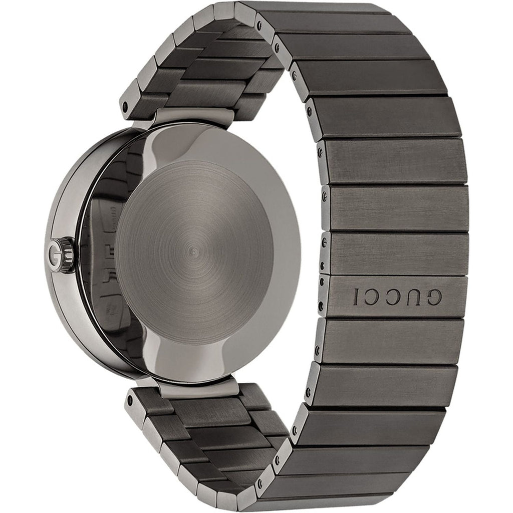 Gucci G Interlocking Quartz Grey Dial Grey Steel Strap Watch For Men - YA133210 Buy Now By Gucci