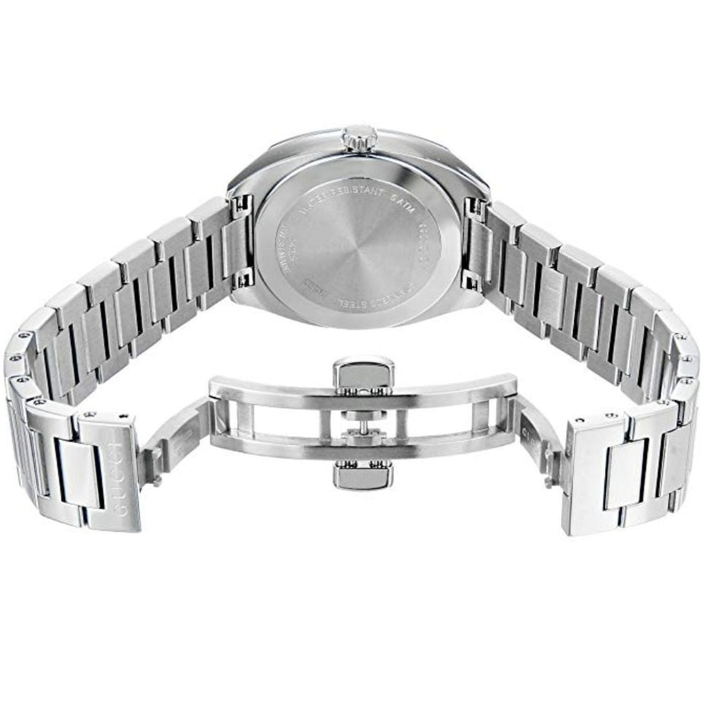 Gucci GG2570 Diamonds White Dial Silver Steel Strap Watch For Women - YA142506 Buy Now By Gucci