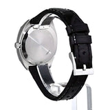 Gucci GG2570 Diamonds Silver Dial Black Leather Strap Watch For Women - YA142507 Buy Now By Gucci