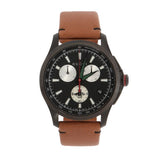 Gucci G-Timeless Chronograph Black Dial Brown Leather Strap Watch For Men - YA126271 Buy Now By Gucci