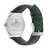 Gucci G-Timeless Mother of Pearl Green Dial Green Leather Strap Watch For Women - YA1264042 Buy Now By Gucci
