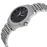 Gucci G Timeless Diamonds Mother of Pearl Black Dial Silver Steel Strap Watch For Women - YA126505 Buy Now By Gucci