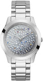 Guess Crush Silver Dial Silver Steel Strap Watch For Women - GW0020L1 Buy Now By Guess