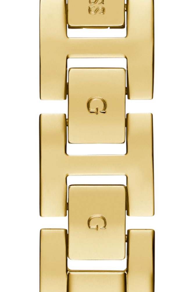 Guess Gala Diamonds Gold Dial Gold Steel Strap Watch for Women - GW0401L2 Buy Now By Guess
