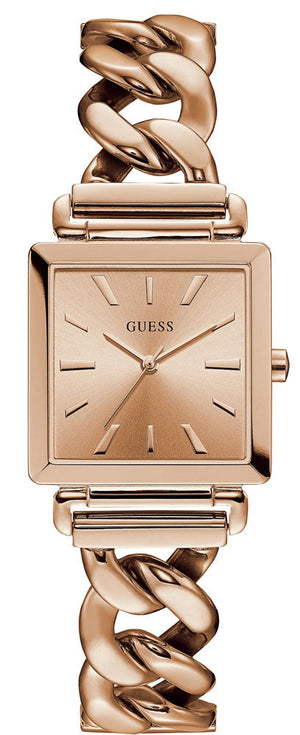 Guess Vanity Rose Gold Dial Rose Gold Steel Strap Watch for Women - W1029L3 Buy Now By Guess