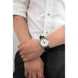 Guess Fuel Multifunction White Dial Black Rubber Strap Watch for Men - W0802G1 Buy Now By Guess