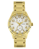 Guess Siren Diamonds Silver Dial Gold Steel Strap Watch for Women - W0442L2 Buy Now By Guess