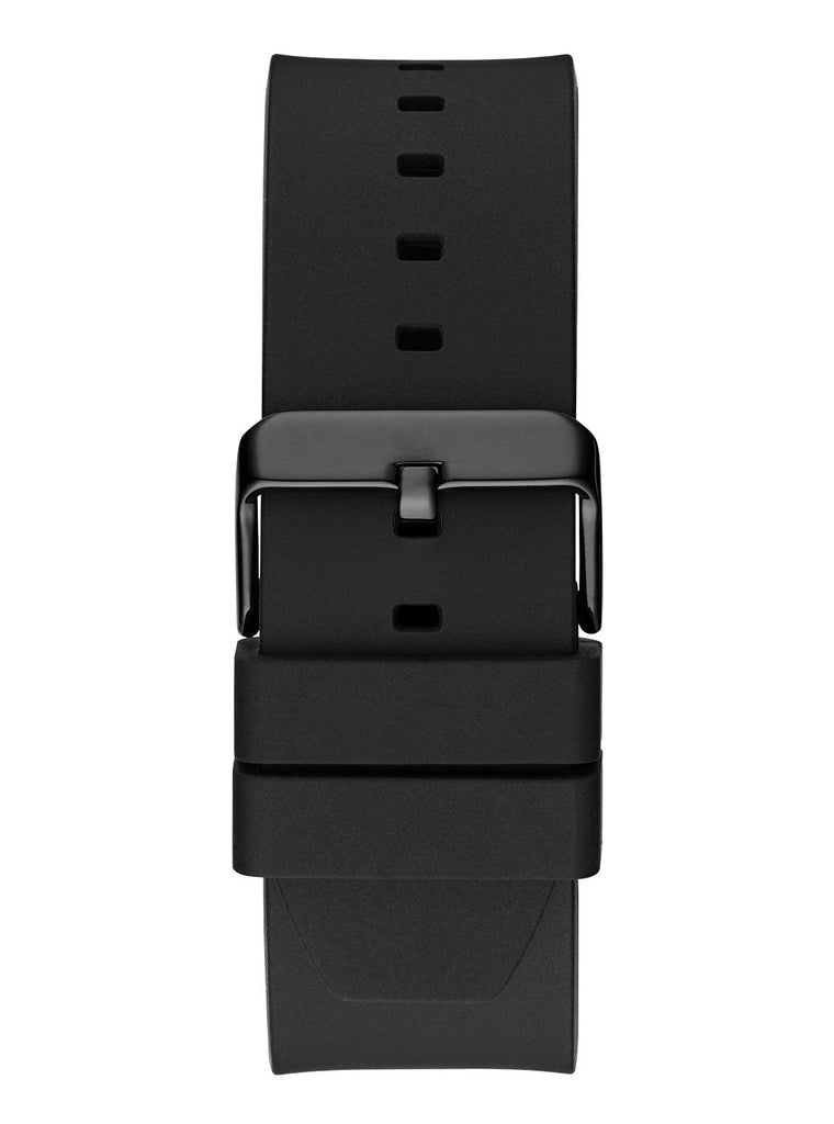 Guess Legend Analog Black Dial Black Rubber Strap Watch For Men - GW0648G1 Buy Now By Guess