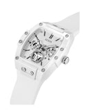 Guess Phoenix Multifunction White Dial White Rubber Strap Watch for Men - GW0203G2 Buy Now By Guess