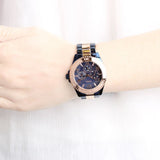 Guess BFF Multifunction Blue Dial Two Tone Steel Strap Watch for Women - W0231L6 Buy Now By Guess