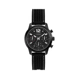 Guess Marina Chronograph Black Dial Black Rubber Strap Watch for Women - W1025L3 Buy Now By Guess