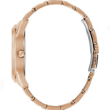 Guess Crush Rose Gold Dial Rose Gold Steel Strap Watch For Women - GW0020L3 Buy Now By Guess