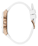 Guess Athena White Dial White Rubber Strap Watch For Women - GW0030L3 Buy Now By Guess