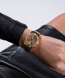 Guess Cosmo Diamonds Gold Dial Gold Steel Strap Watch For Women - GW0033L2 Buy Now By Guess