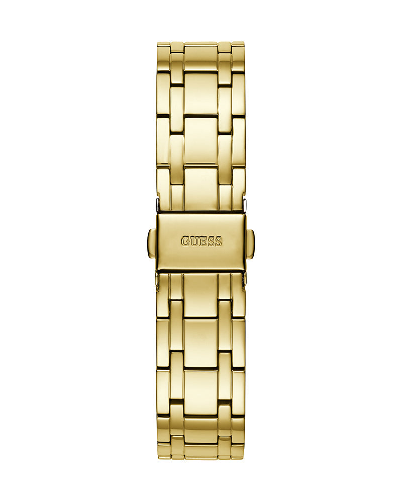 Guess Cosmo Diamonds Green Dial Gold Steel Strap Watch for Women - GW0033L8 Buy Now By Guess