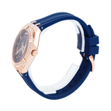 Guess Cosmo Diamonds Blue Blue Dial Blue Silicone Strap Watch for Women - GW0034L4 Buy Now By Guess