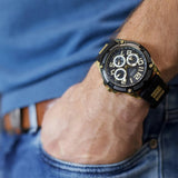 Guess Delta Black Dial Black Rubber Strap Watch for Men - GW0051G2 Buy Now By Guess