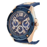 Guess Delta Blue Dial Blue Silicone Strap Watch for Men - GW0051G3 Buy Now By Guess