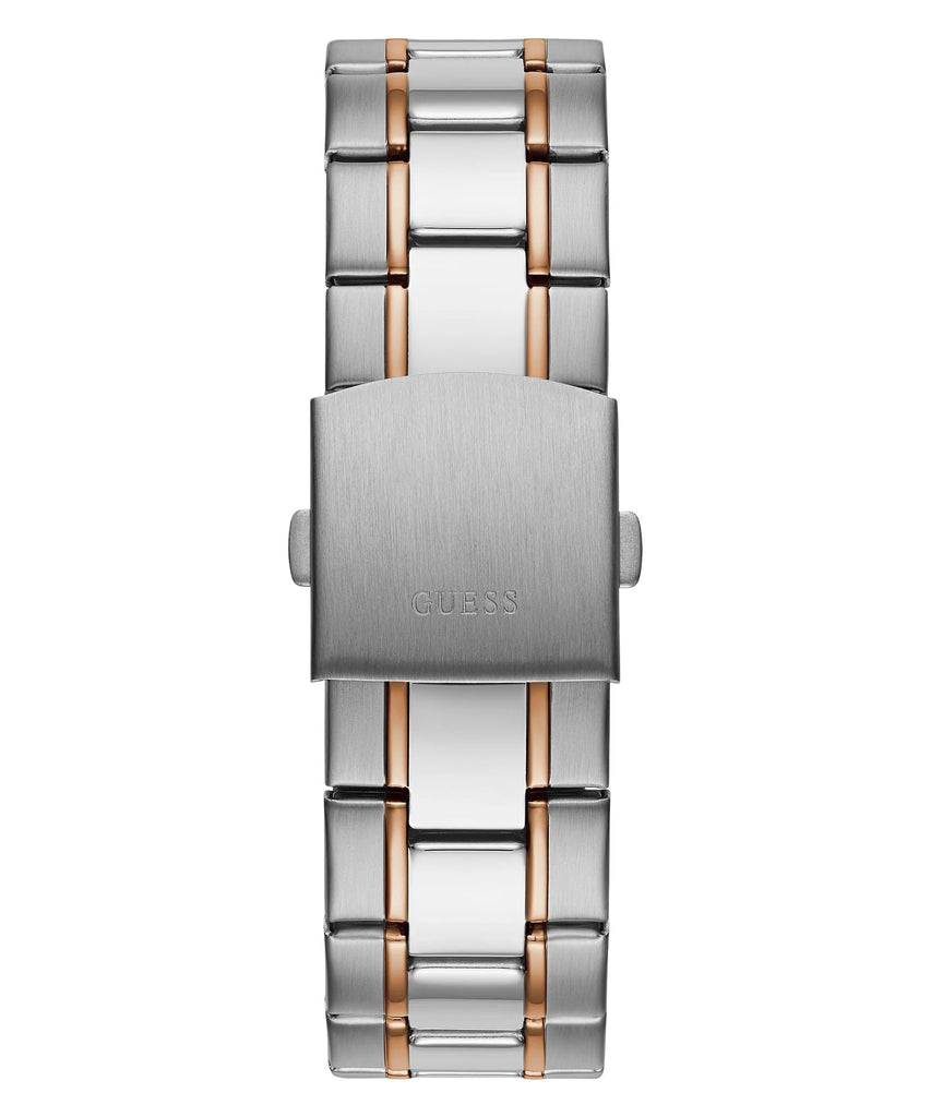 Guess Commander Chronograph Blue Dial Two Tone Steel Strap Watch for Men - GW0056G5 Buy Now By Guess