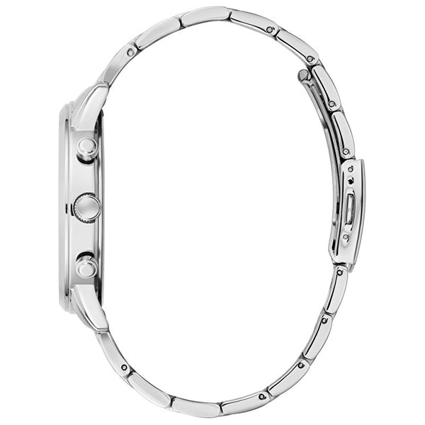 Guess Hendrix Green Dial Two Tone Steel Strap Watch For Men - GW0066G2 Buy Now By Guess