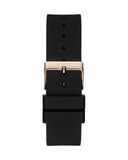 Guess Venus Diamonds Black Dial Black Rubber Strap Watch for Women - GW0118L2 Buy Now By Guess
