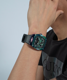 Guess Phoenix Multifunction Black Dial Black Rubber Strap Watch for Men - GW0202G5 Buy Now By Guess