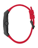 Guess Phoenix Multifunction Black Dial Black & Red Rubber Strap Watch for Men - GW0202G7 Buy Now By Guess