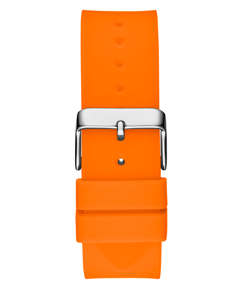 Guess Phoenix Multifunction Black Dial Orange Rubber Strap Watch For Men - GW0203G10 Buy Now By Guess