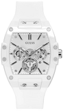 Guess Phoenix Multifunction White Dial White Rubber Strap Watch for Men - GW0203G2 Buy Now By Guess