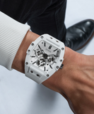 Guess Phoenix Multifunction White Dial White Rubber Strap Watch for Men - GW0203G2 Buy Now By Guess