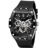 Guess Phoenix Multifunction Black Dial Black Rubber Strap Watch for Men - GW0203G3 Buy Now By Guess
