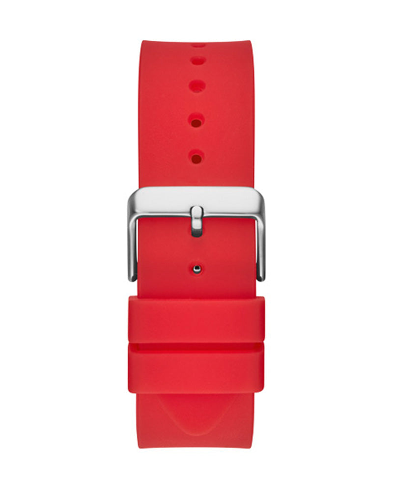 Guess Phoenix Multifunction Black Dial Red Rubber Strap Watch for Men - GW0203G4 Buy Now By Guess