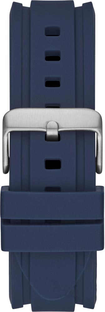 Guess Commander Blue Dial Blue Rubber Strap Watch for Men - GW0211G1 Buy Now By Guess