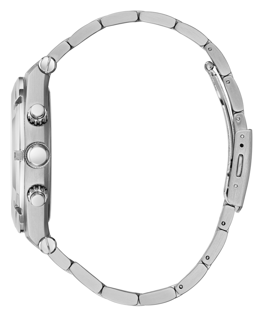 Guess Continental Silver Dial Silver Steel Strap Watch for Men - GW0261G1 Buy Now By Guess