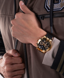 Guess Continental Black Dial Black Rubber Strap Watch for Men - GW0262G2 Buy Now By Guess