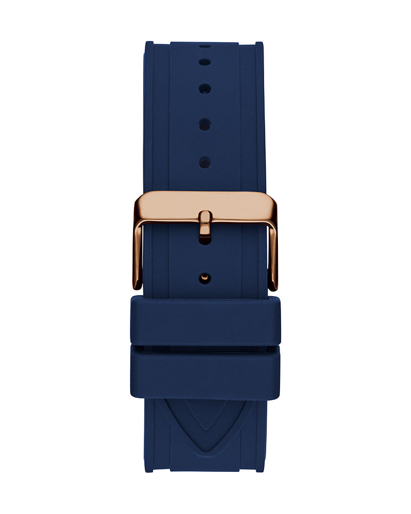 Guess Momentum Chronograph Blue Dial Blue Rubber Strap Watch for Men - GW0263G2 Buy Now By Guess