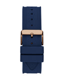 Guess Momentum Chronograph Blue Dial Blue Rubber Strap Watch for Men - GW0263G2 Buy Now By Guess