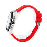 Guess Momentum Black Dial Red Rubber Strap Watch for Men - GW0263G3 Buy Now By Guess